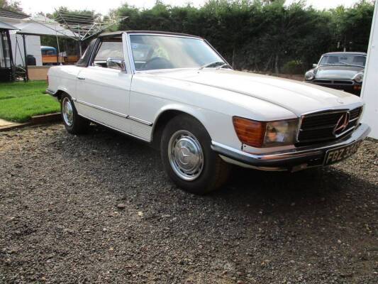 1972 3499cc Mercedes 350SL Coupe (manual) Reg. No. FDZ 3340 Chassis No. 1074320004714 Engine No. 11698220001557 This is a car that has starred having been formerly owned by well known musician and petrol head Jay Kay of Jamiroquai as well as featuring in