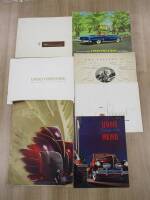 Lincoln & Chrysler, 7 sales brochures 1930s-60s