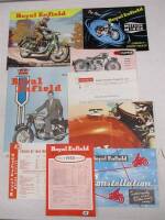 Royal Enfield brochures, price lists and flyers 1950s/60s (9)