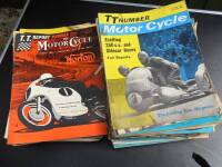 Qty 1950s Motorcycle and MotorCycling magazines