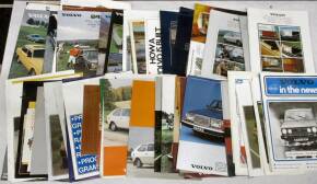 Volvo car brochures, a qty 1975-1980