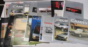 Toyota car brochures, 1980s