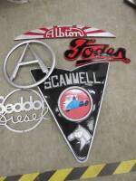 Commercial vehicle badges inc' Foden, Seddon, Albion, Scammell ex Jack Richards