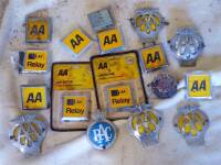 Qty AA and RAC badges, some new and unused