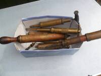 Collection of brass grease guns