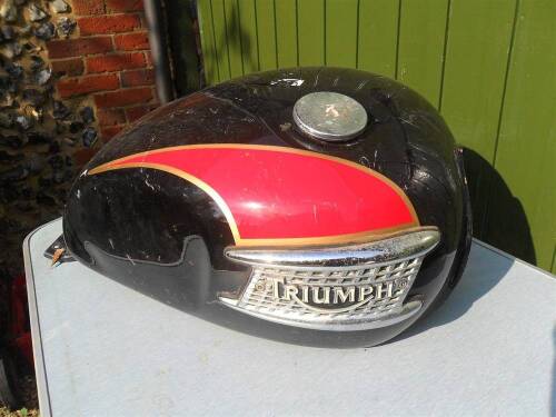 Triumph motorcycle petrol tank