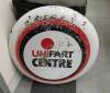 Unipart Centre a 22ins dia' enamel sign of dish form