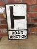 'Road Junction' alloy road sign