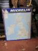 Michelin, a forecourt printed tin sign road map of the UK 28x34ins