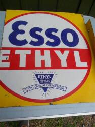 Esso Ethyl enamel sign