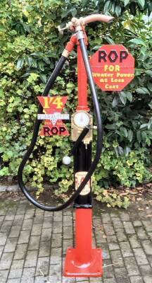 Avery Hardoll CH1 petrol pump restored in Russian Oil Products livery