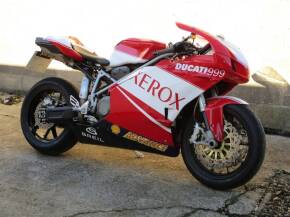 2005 998cc Ducati 999 Xerox Ltd Ed MOTORCYCLE Reg. No. AE05 AOO Frame No. ZDMH40DAA4B010795 Engine No. ZDM998W4012257 Consigned from a deceased's estate the 999 was a much loved machine that was used enthusiastically. At some point it has been fitted with