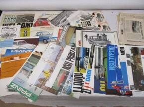 NSU car brochures, cuttings etc 1958-1966