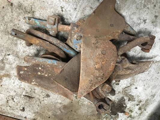 Ransomes plough parts to inc' skimmers, skimmer arms and brackets
