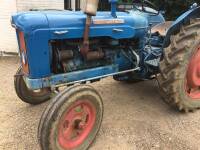FORDSON Super Major 4cylinder diesel TRACTOR Reg. No. XNO 986 (expired) Fitted with rear linkage and swinging drawbar