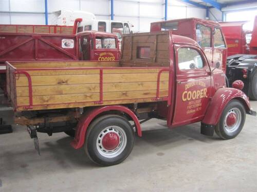 1947 Ford Thames E83W pickup Reg. No. DPM 50 Chassis No. C298832 Formerly from a Sussex home, the post war pickup truck has been finished in burgundy and is recorded as having been repainted from its original green in circa 1993. The attractive registra