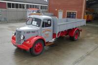 1952 Bedford 'O Type' petrol 4x2 wooden dropside lorry Reg. No. GCT 311 Serial No. MSC248514 Fitted with a Bedford 6cylinder petrol engine and 6tonne non-tipper body. The buff logbook shows GCT 311 started life in Grantham, where it remained, with several