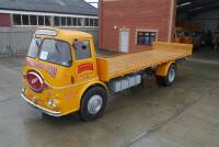 1963 ERF KV diesel 4x2 wooden flatbed lorry Reg. No. 2865 VT Serial No. 11312 2865 VT is reported to have had an interesting past with many owners and it is understood to have been both a lorry and a drag unit hence the rear tow hitch, more recently it wa