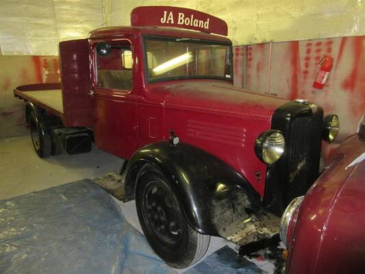 c.1934 Bedford WL Flatbed Reg. No. MI 4446 (expired) Chassis No. TBC Finished in red bearing the J A Boland signwriting Estimate: £4,000 - £6,000