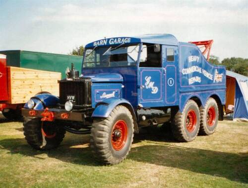 1939 Scammell Pioneer Heavy Recovery Vehicle Reg. No. HVW 77 Chassis No. 2941 Engine No. 51495 This mighty Pioneer has previously been described as an R100 Gun Tractor but the vendor states that it will definitely achieve a steady 28mph having driven it f