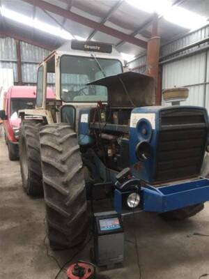 1980 COUNTY 1184 LWB 6cylinder diesel TRACTOR Reg. No. PSC 711V Serial No. 45370512003 Fitted with rear linkage and PUH, The vendor reports the cab doors are missing but the tractor is in good original condition