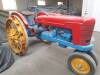 IH McCORMICK FARMALL H 4cylinder petrol/paraffin TRACTOR Fitted with rear linkage, rear steel wheels with spade lugs, road bands and pneumatic front tyres. Finished in an interesting colour configuration