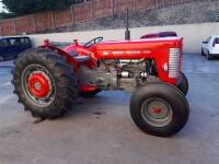 1965 MASSEY FERGUSON 65 MK.2 4cylinder diesel TRACTOR Fitted with wide rear tyres, heavy front axle, power steering and is stated to have been subjected to a complete nut and bolt overhaul with many new parts fitted inc' clutch, brakes etc as well as a me