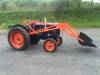 FORDSON E27N 4cylinder petrol/paraffin TRACTOR Fitted with electric start, front loader, rear linkage, swinging drawbar and toolbox