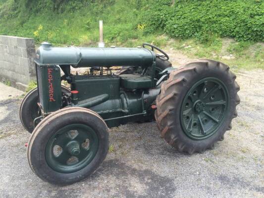 FORDSON Standard N (green) waterwasher petrol/paraffin TRACTOR Fitted with pneumatic tyres and rear clevis hitch