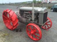 FORDSON Model F (Detroit) 4cylinder petrol/paraffin TRACTOR Fitted with toolbox, rear steel spade lug wheels and front steel wheels
