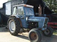 1976 FORD 4600 3cylinder diesel TRACTOR Reg. No. KJL 397P Serial No. 960493 Fitted with a DeLux Ford safety cab, factory fitted PAS and on 11x36 rear wheels and tyres