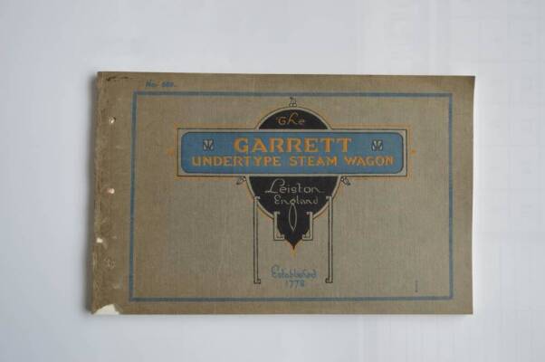 Garret Undertype steam wagon catalogue, no. 569