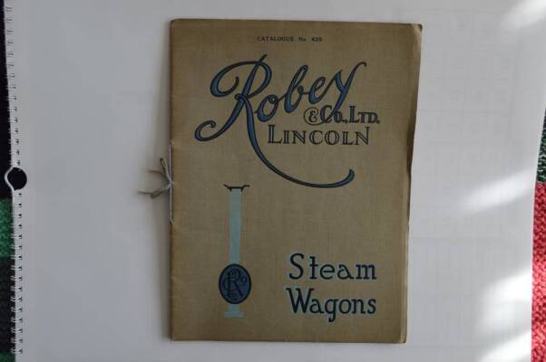 Robey steam wagon catalogue, no. 425