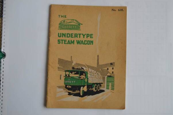 Garret Undertype steam wagon catalogue, no. 635
