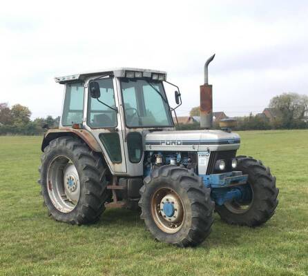 1989 FORD 7810 Series 2 Silver Jubilee 6cylinder diesel TRACTORReg. No. G472 MYDSerial No. BC25759Fitted with a Super Q cab and good tyres all round. The vendor reports that the clutch is stuck