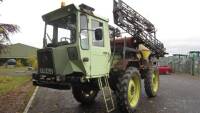 1986 MERCEDES MB Trac 900 4WD SELF-PROPELLED SPRAYERReg. No. C716 ALSSerial No. 44016900125000Fitted with a rear mounted sprayer with hydraulic folding booms