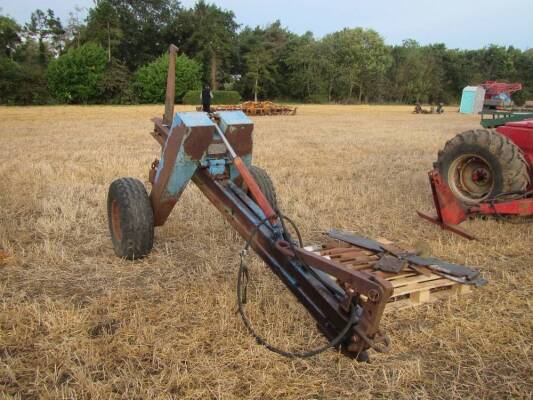 Miles single leg long beam mole plough with a qty spares