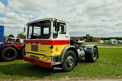 WITHDRAWN 1976 AEC Mandator 4x2 tractor unitReg. No. OUC 842RChassis No. 2TG4R33451Fitted with AEC 760 engine, reduction gearbox and power steering, it is believed to have been an airport refueller at Manchester Airport from new until the mid 1990s. Showi