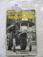 Modern manual for Drivers of Steam Road Vehicles, by W. Michael Salmon, signed copy