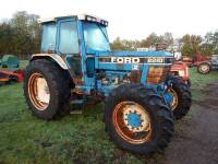 1991 FORD 8210 diesel TRACTOR Reg. No. J202 KUT Serial No. BC45957 Fitted with new tyres and for restoration