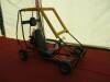Childs go kart fitted with petrol engine and roll cage