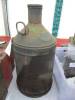 Castrol oil jar with cast labels