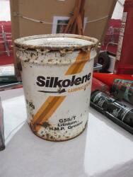 Silkolene Grease, a large tin and contents