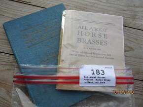 All About Horses Brasses, horse brass collections book