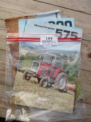 Massey Ferguson advertising brochures to inc' 595, 1135, 2680, 200, 525 and 260 (6)