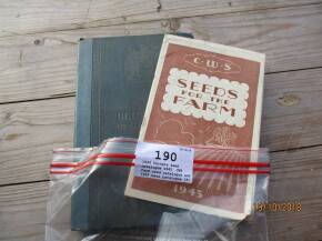 1934 Carters Seed catalogue 1945, CWS farm seed catalogue and 1925 Oats catalogue (3)