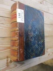 Large leatherbound 19th century Rural Life by John Sheres, 1,016pp