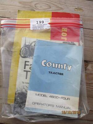 Shell, Fordson Major colour breakdown, County tractors operators manual and Histroy of Farm tractors (3)