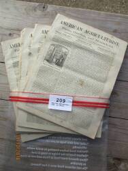 American agriculture, 1852, 12 issues