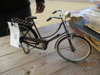 Working model of a ladies bicycle